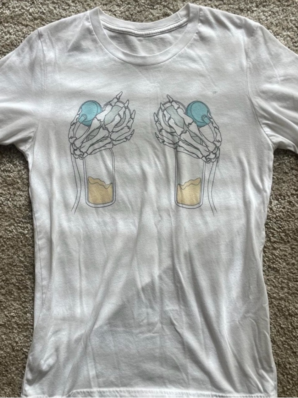 Pumping Mom Skeleton Hands Shirt